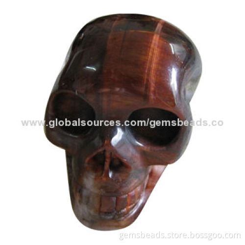 Gemstone Skull Sculpture, 2-5-inch Sizes, Customized Designs AcceptedNew